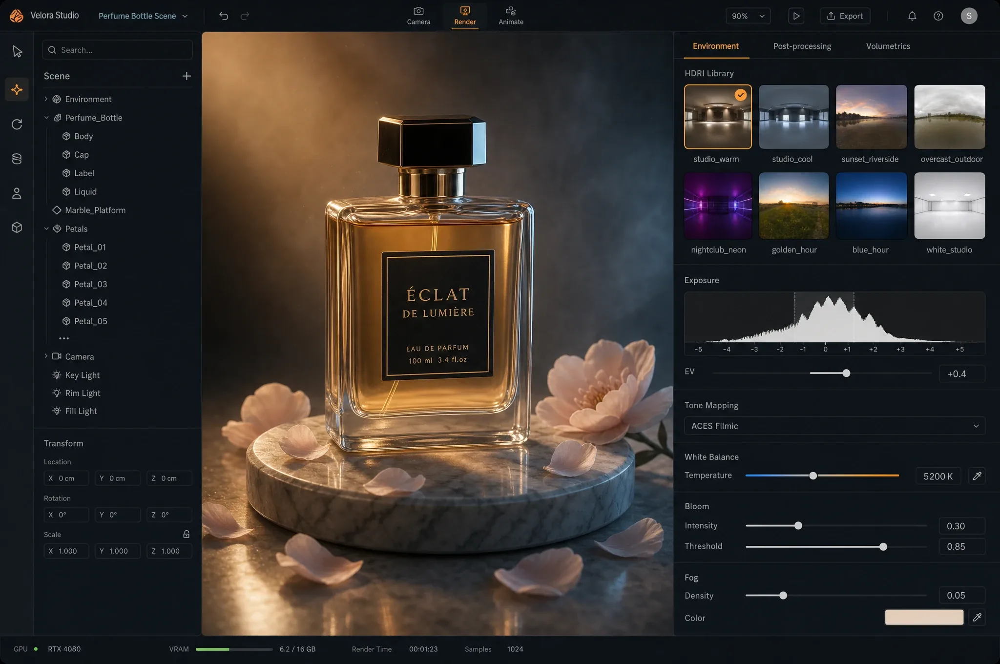 Aurora Studio Interactive 3D Editor screenshot 3
